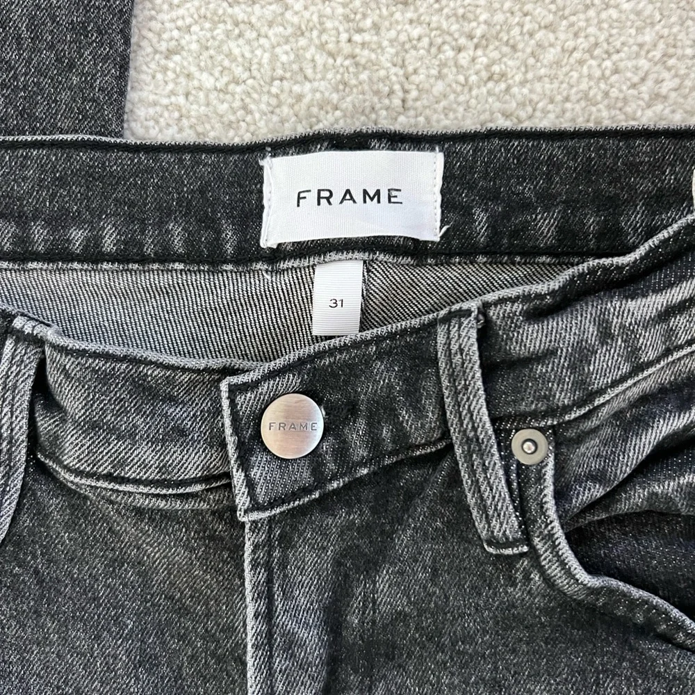 Frame Denim Men's Black Washed Jeans - Picture 2 of 6